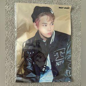 NCT 127 DOYOUNG AUTHENTIC SIGNED POSTER